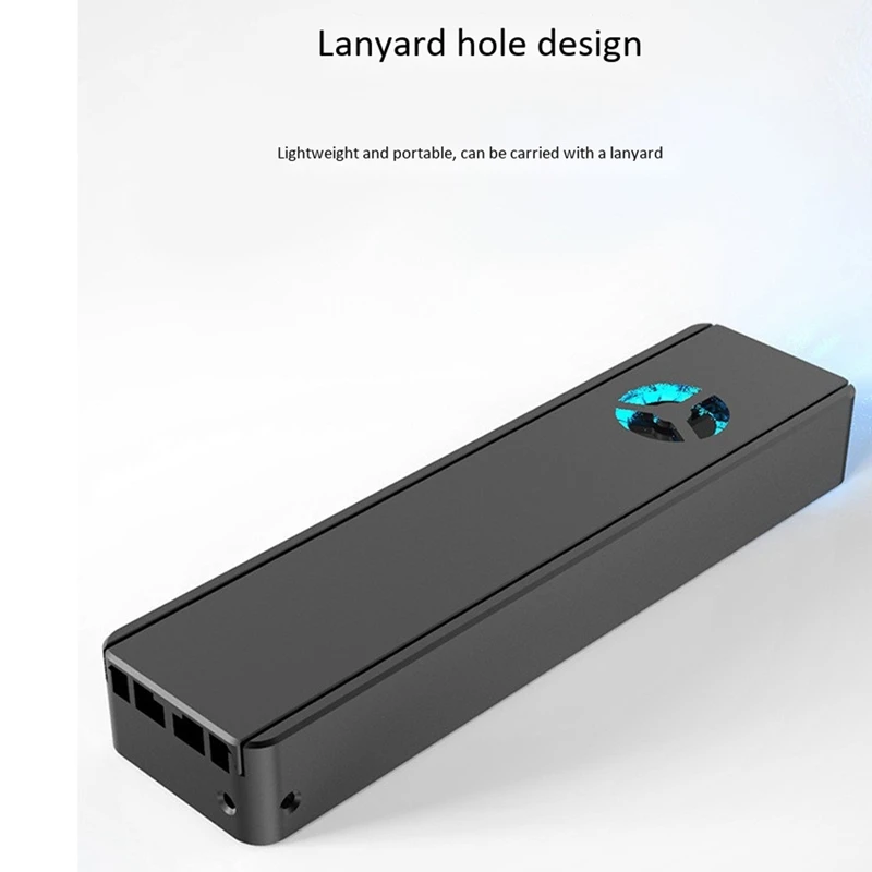 

M.2 Nvme Ssd Mobile Hdd Box Ngff Usb3.1 High-Speed 10Gbps Transmission Aluminum Alloy with Cooling Fan