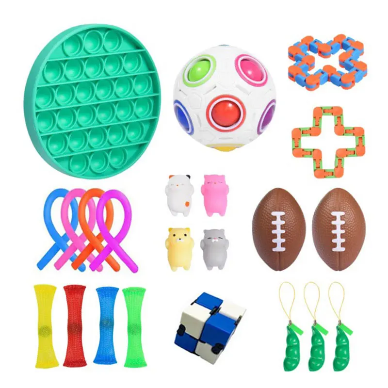 

Игрушки-антистресс, набор игрушек-антистресс, тянущиеся струны, сетчатые мраморные рельефные игрушки для взрослых, девочек, детей, игрушки ...