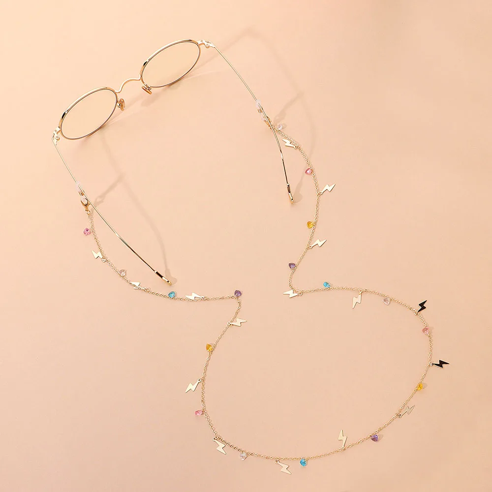 

2021 New Korean Vintage Pearls Glass Bead Necklace Mask Chain Strap Hang On Neck Glasses Holder Rope For Women Glasses Strap