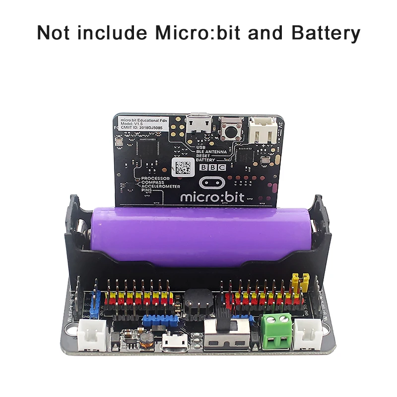 RobotBit робот Плата расширения адаптер объектива для камер Micro: бит езды на