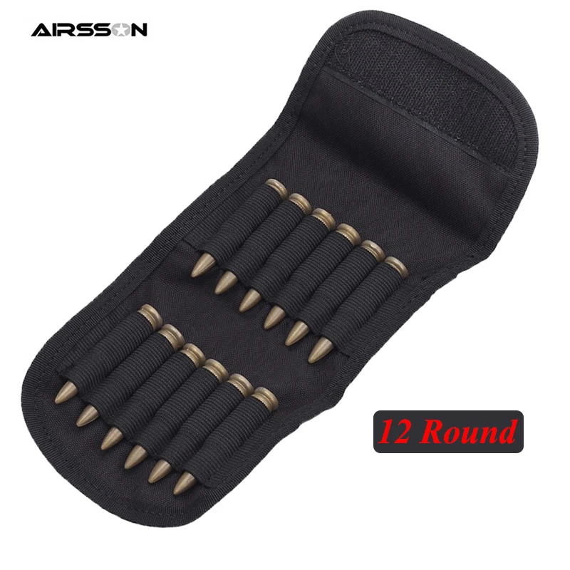 12 круглые складные тактические боеприпасы сумка Молле Пуля для дробовика