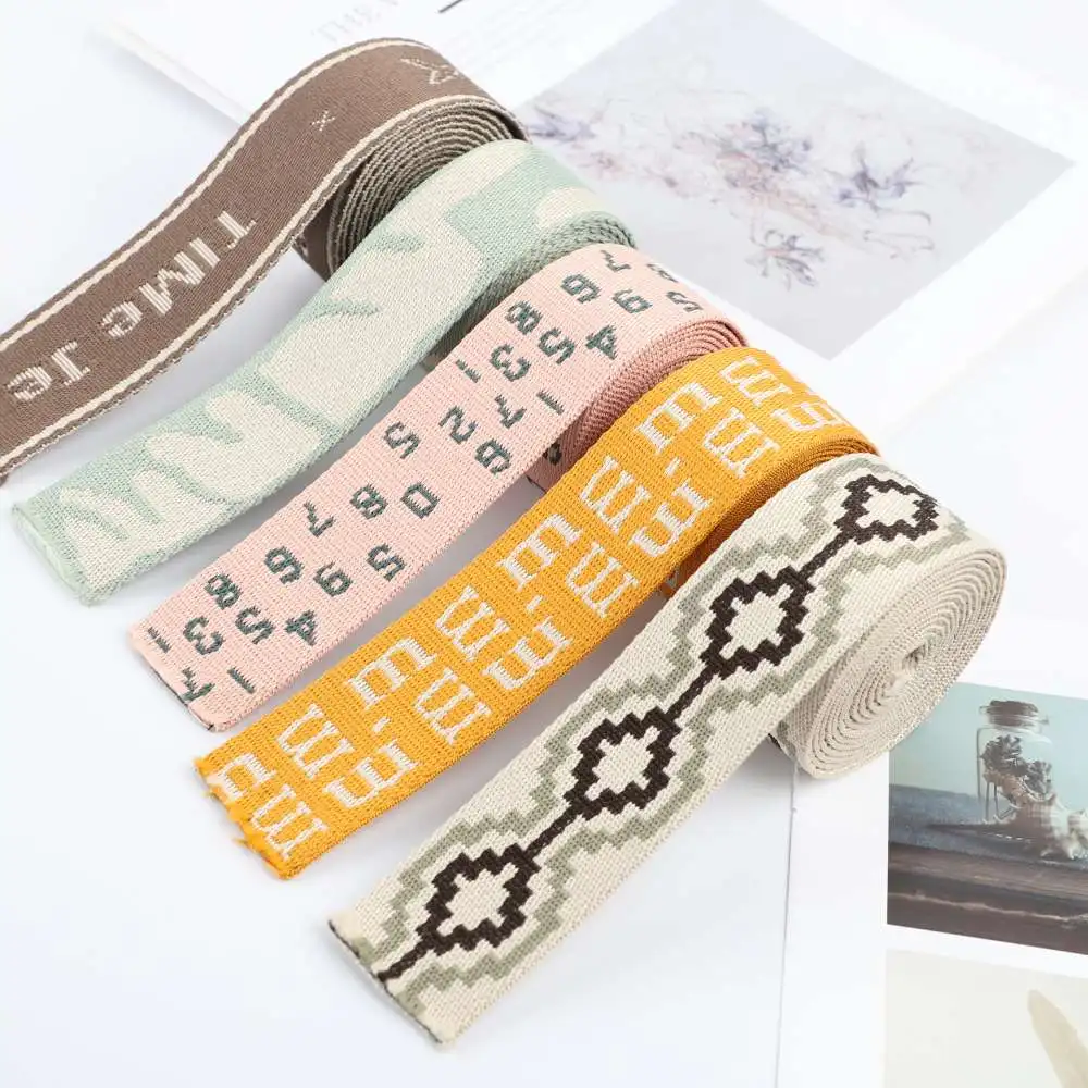 

2m/5m/10m Customizable Length Canvas Webbing Belt Belt Webbing DIY Nylon Webbing Backpack Shoulder Bag Coloured Straps