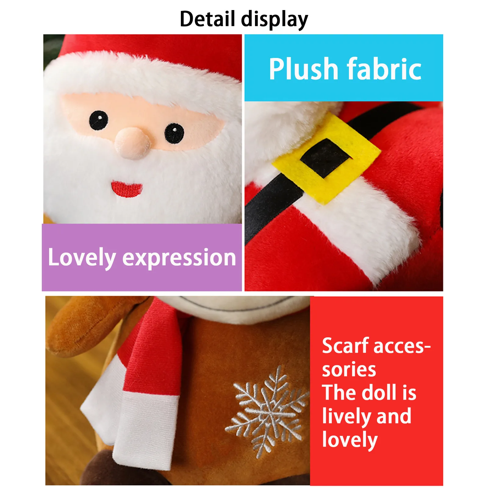 Кукла Санта-Клаус лось плюшевая игрушка снеговик кукла Ragdoll рождественский