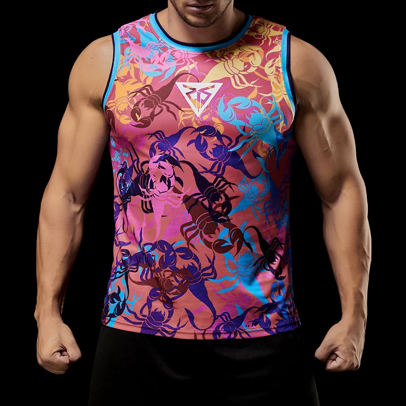 Майка мужская без рукавов модная рубашка для фитнеса майка бодибилдинга