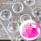 3d-поднос в форме алмаза для конфет, шоколада, пластиковые инструменты для выпечки