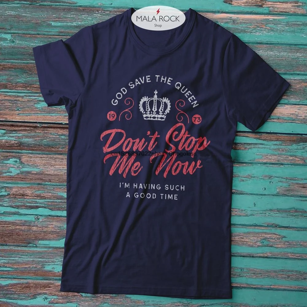Футболка с надписью Don't Stop Me Now |