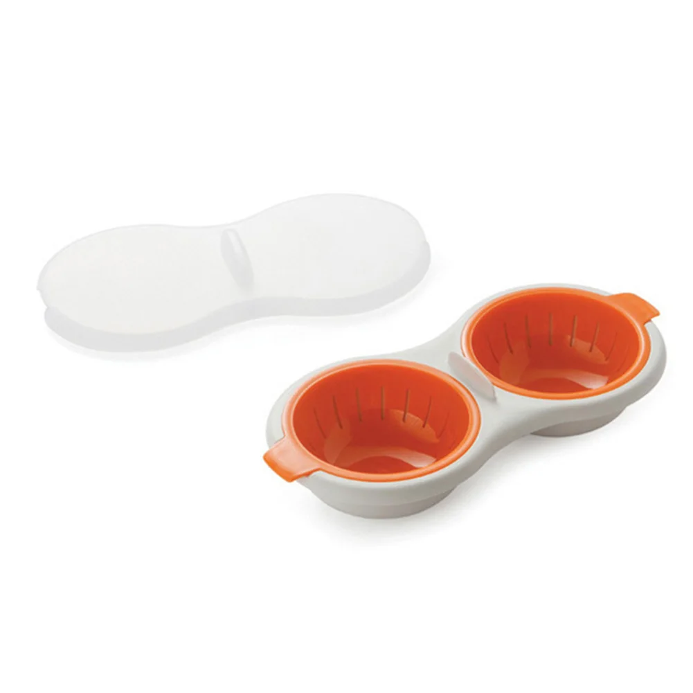 

New Home Kitchen Microwave Oven Round Shape Egg Steamer Cooking Mold Egg Poacher Kitchen Gadgets Fried Egg Tool