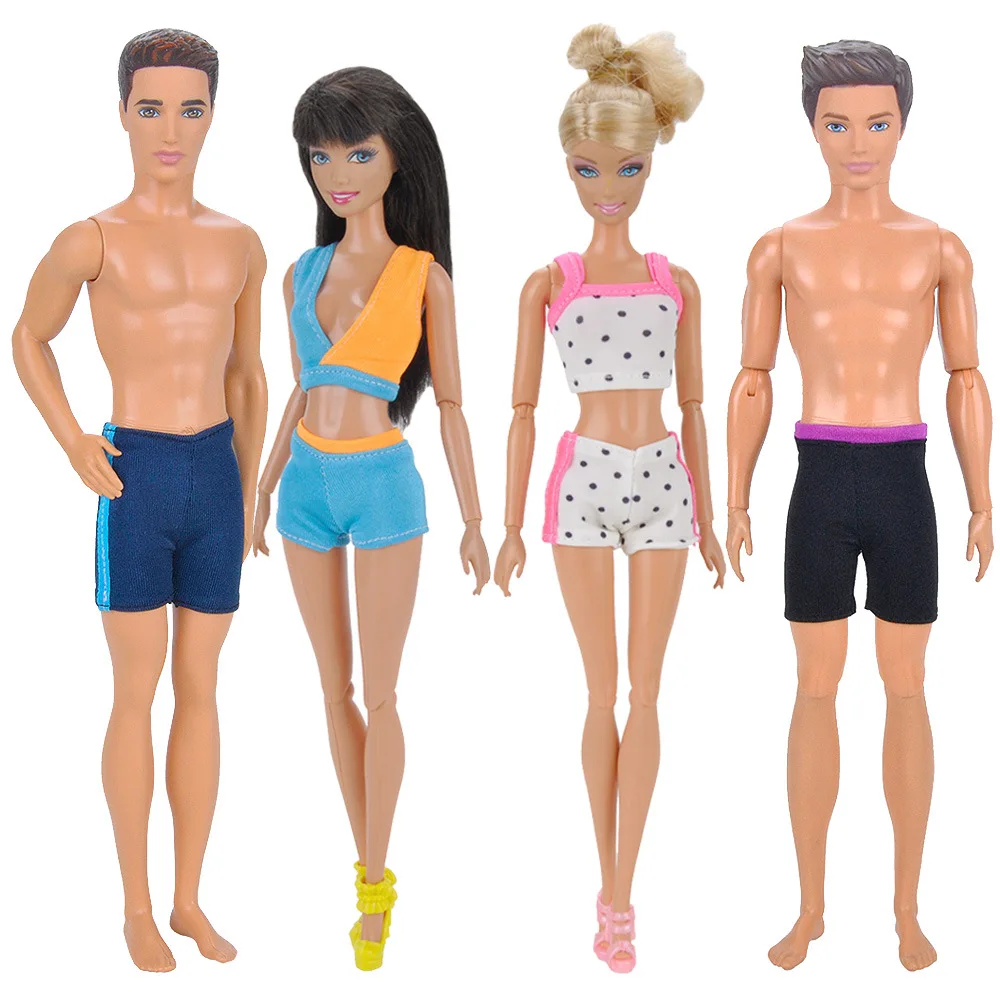 

1/6 Ken Clothes Doll Clothes Swimsuit Swimming Clothes Short Pants Sports Wear Daily Suit Boyfriend Ken Cloth Doll Accessories