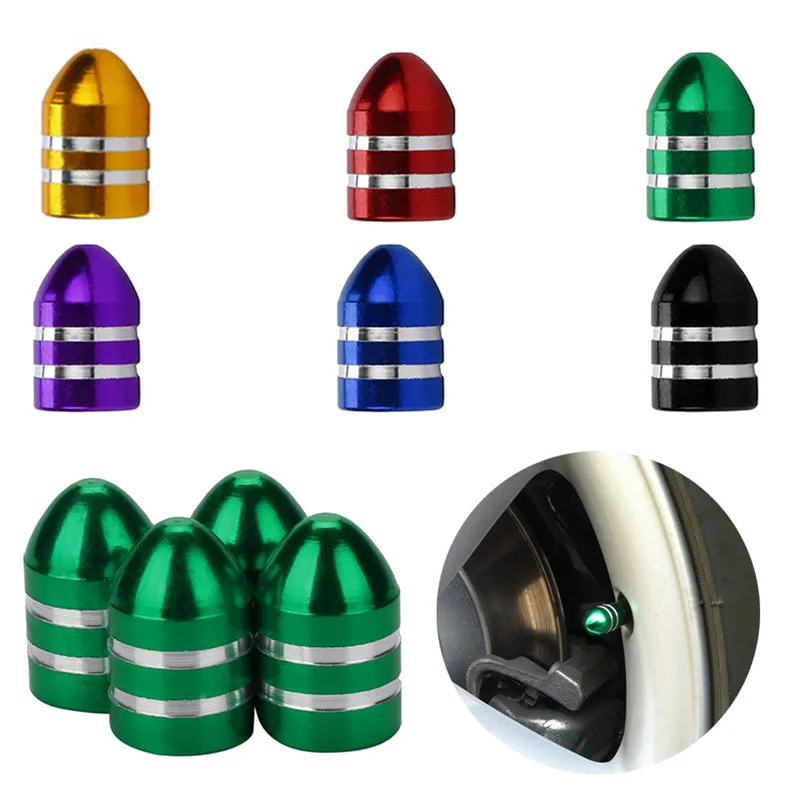 8 шт. универсальная алюминиевая цилиндрическая задняя крышка для автомобиля