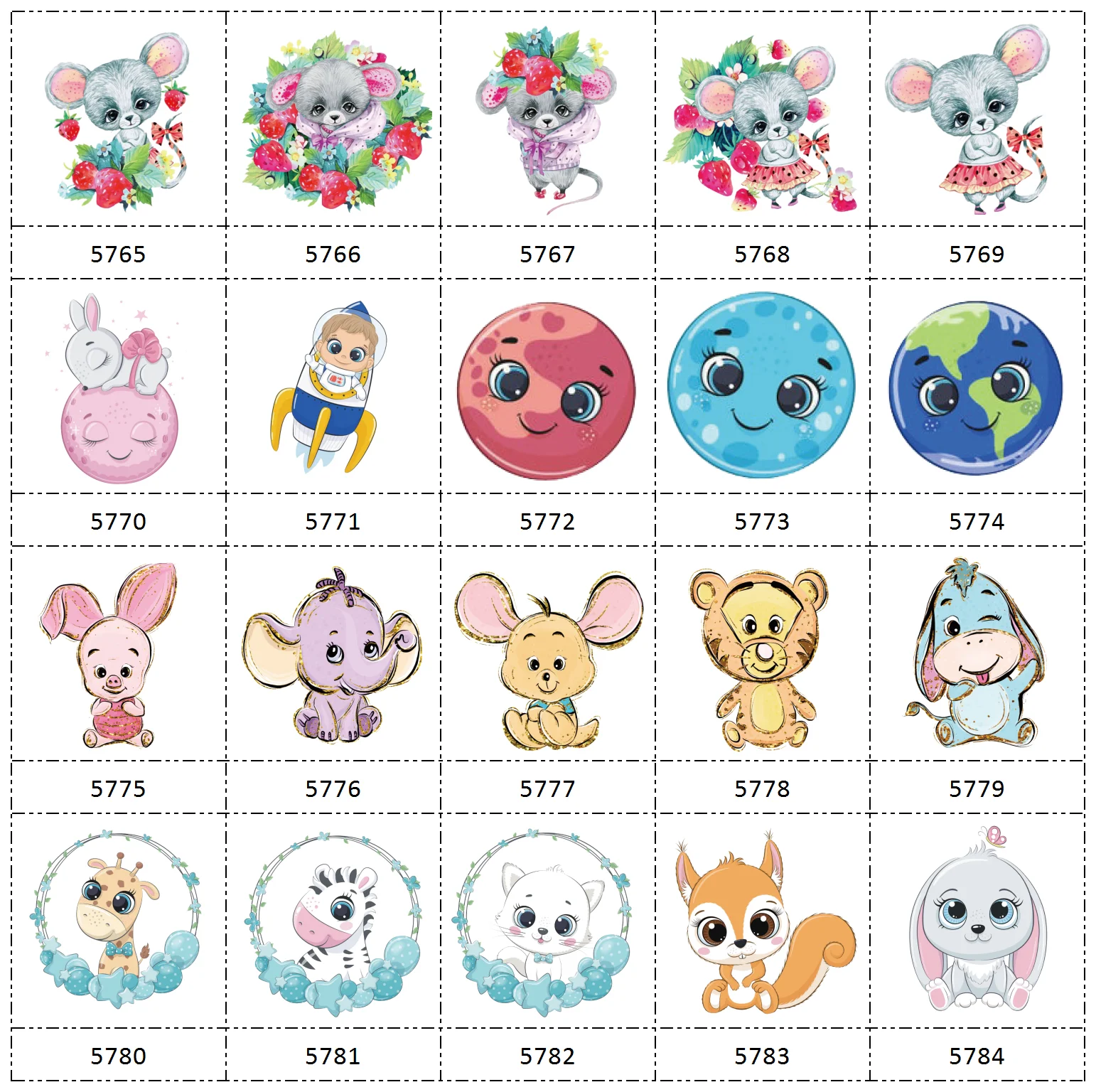 

HSDCraft Free shipping 30 pcs planar resin cartoon Series for diy