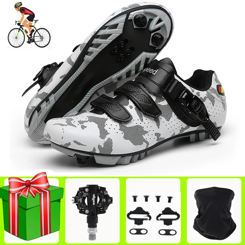 

Cycling Shoes Men Sports Route Cleat Bike MTB Sneaker Racing Women Bicycle Mountain Spd Biking Footwear Bicicleta Carretera