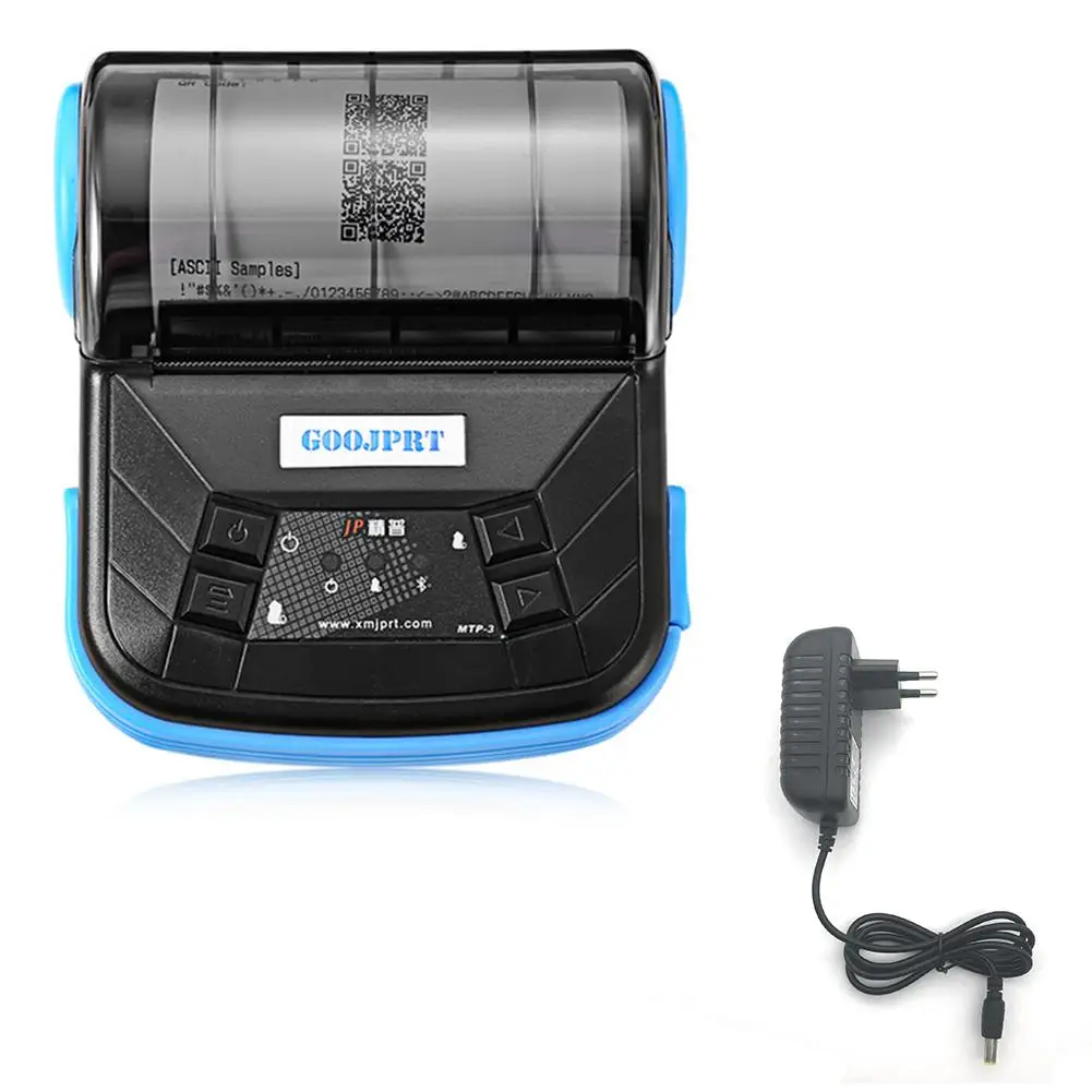 Мини беспроводной термопринтер 80 мм Портативный USB принтер чеков билета POS для IOS