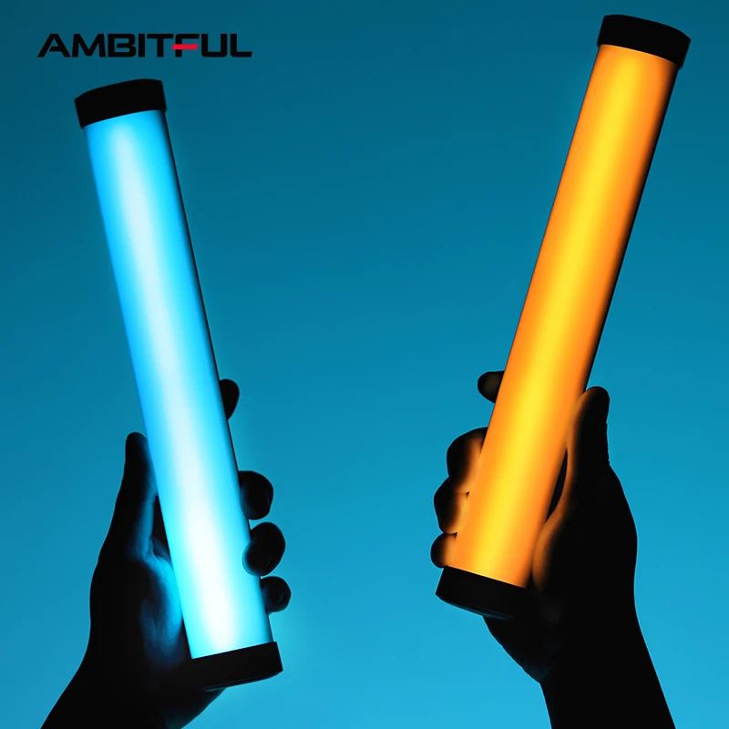 Лампа светодиодная AMBITFUL A2 RGB 2500-8500K для видеокамеры CRI 95 + TLCI 97 встроенное