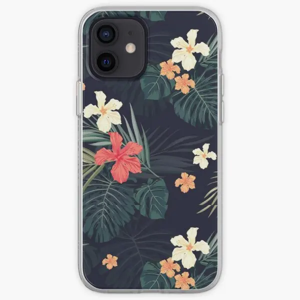 

Чехол для телефона с темными Тропическими Цветами для iPhone X XS XR Max 5 5S SE 6 6S 7 8 Plus 11 12 13 Pro Max Mini Coque Модная собака с фотографиями