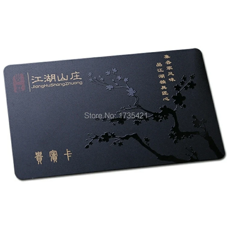 Custom card 85.5*54MM pvc printing business card plastic spot uv business card