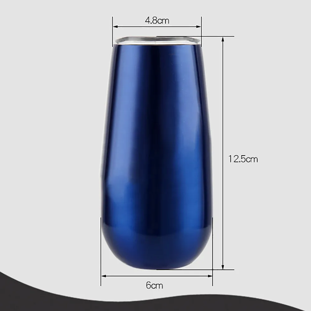 Новый стакан для шампанского из нержавеющей стали красного вина вакуумная колба