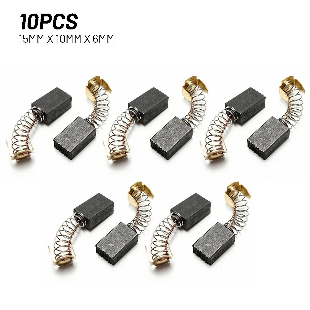 

15MM X 10MM X 6MM Carbon Brushes Bush Repairing Part Electric Washing Motor New Carbon Brush Power Tools