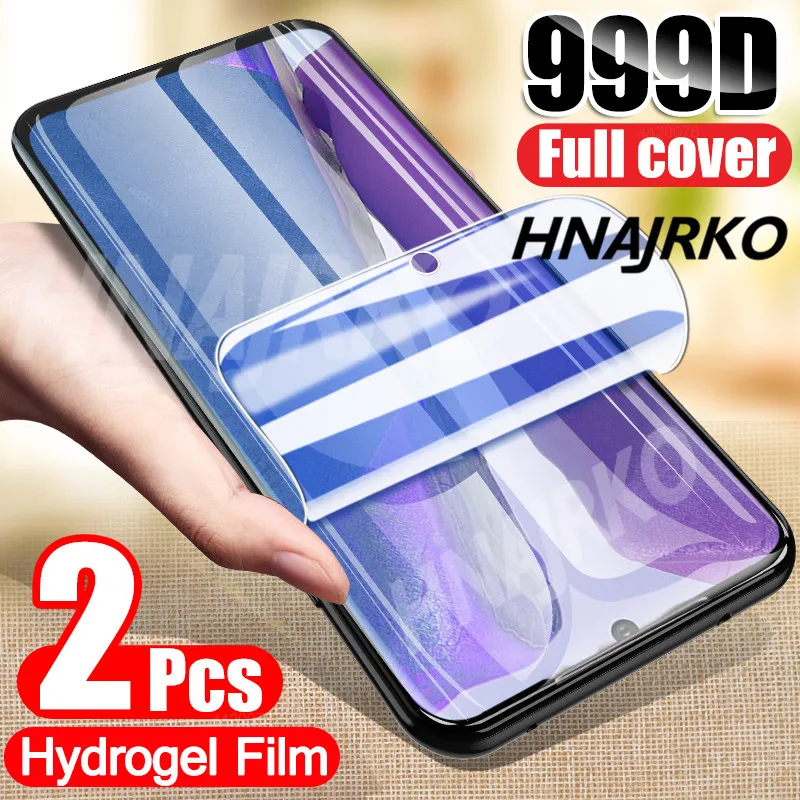 2 шт. 999D Защита экрана для Samsung S8 S9 S10 S20 Note 10 Plus 20 Ультра Гидрогелевая пленка Galaxy A50 A71