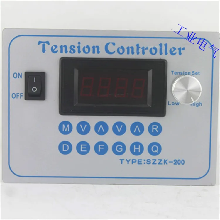 Tension Controller Manual Magnetic Powder Brake Clutch Controller SZZK-200 Laminating Machine Tension Controller