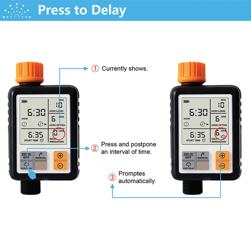 Водонепроницаемый ирригационный таймер умный контроллер система полива сада |