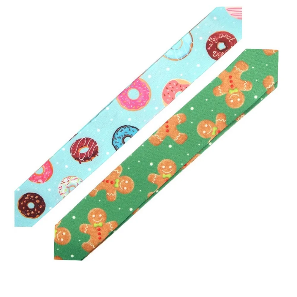 Рождественский шнурок в виде медведя печенья Пончика для ключей телефона