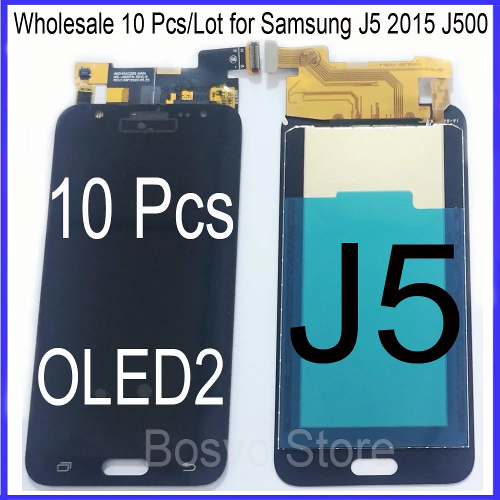 

Wholesale 10 Pieces/Lot for Samsung J5 2015 J500 LCD Screen display with touch Digitizer assembly