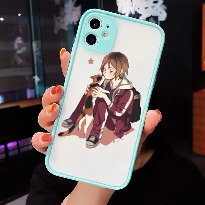 

Anime Kenma Kozume Of Haikyuu Phone Cases Matte Transparent For iPhone 12 Mini 11 Pro XR XS Max 7 8 Plus