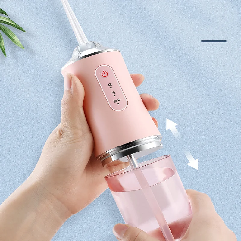 3 режима Ирригатор для полости рта USB Перезаряжаемые воды нить переносная зубная