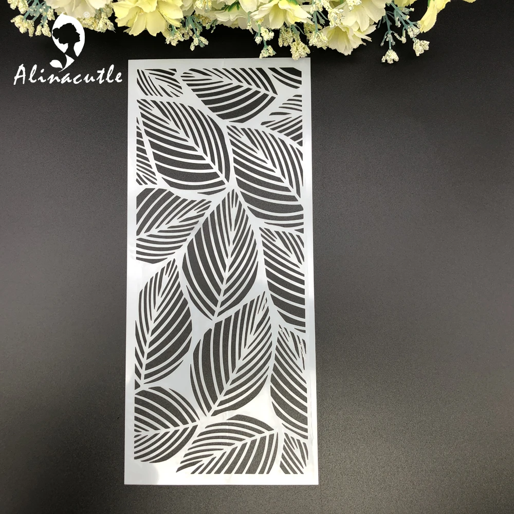 Винтаж Slimline ПЭТ трафареты для краски раскраска скрапбукинга тиснильный альбом