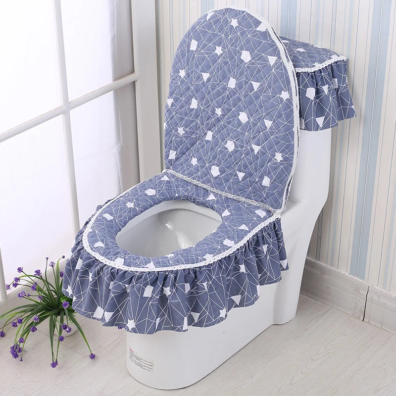 Аксессуары для унитаза O style моющиеся аксессуары из трех предметов на молнии|toilet