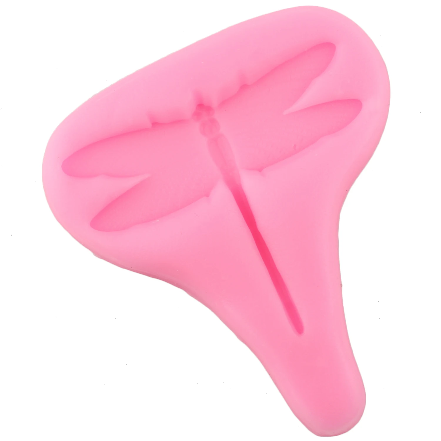 Стрекоза силиконовая форма для шоколадных конфет с цветами из полимерной глины