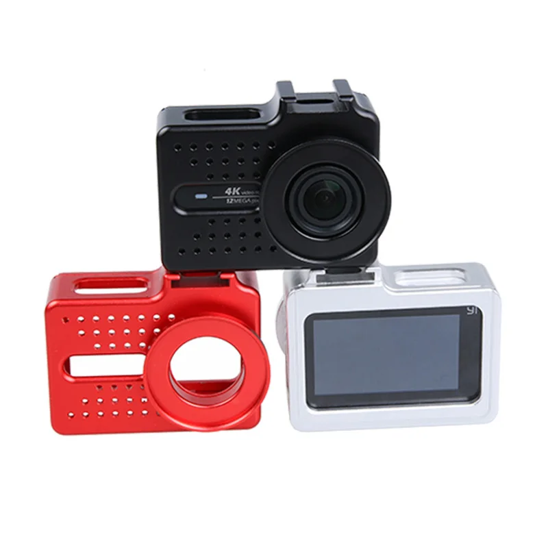 

for Xiaomi Yi 4k Accessory Aluminium Alloy Metal Housing Frame Protective Case +UV filter for Xiao Yi 4k action camera