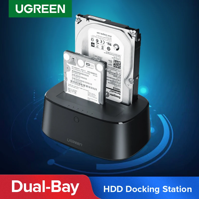 Ugreen HDD док-станция SATA к USB 3,0 адаптер для 2,5 3,5 SSD диск чехол HD коробка док-станция жесткий диск Корпус док-станция