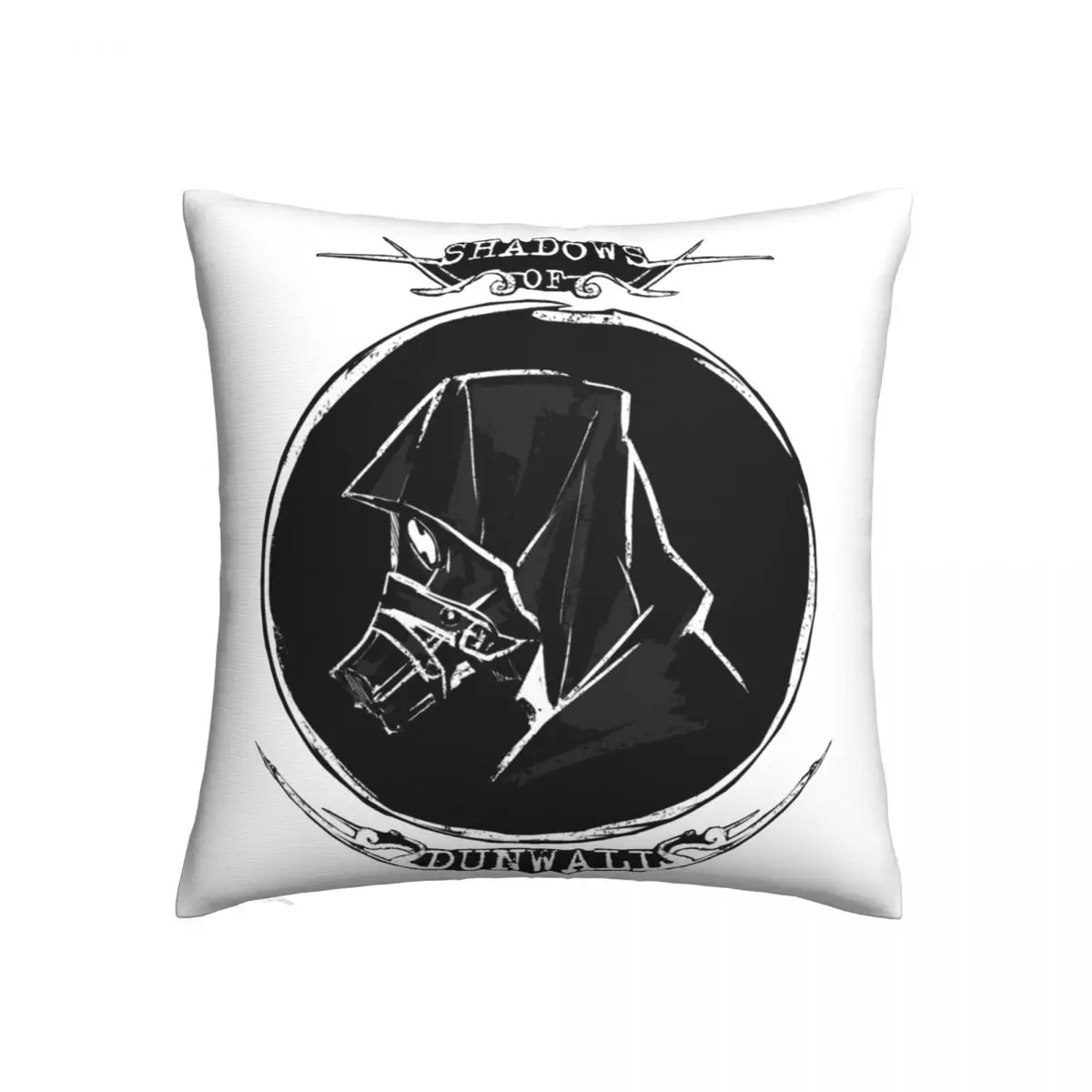 

Dishonored Pillow Case Black Shadows Polyester Home Decor Pillowcase Zipper Spring Square Cover
