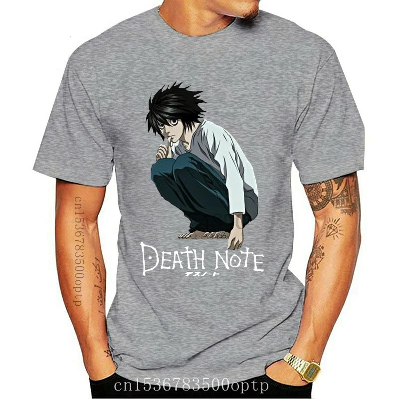 

New Japanese Anime Manga Death Note L Kira Ryuk t-shirt