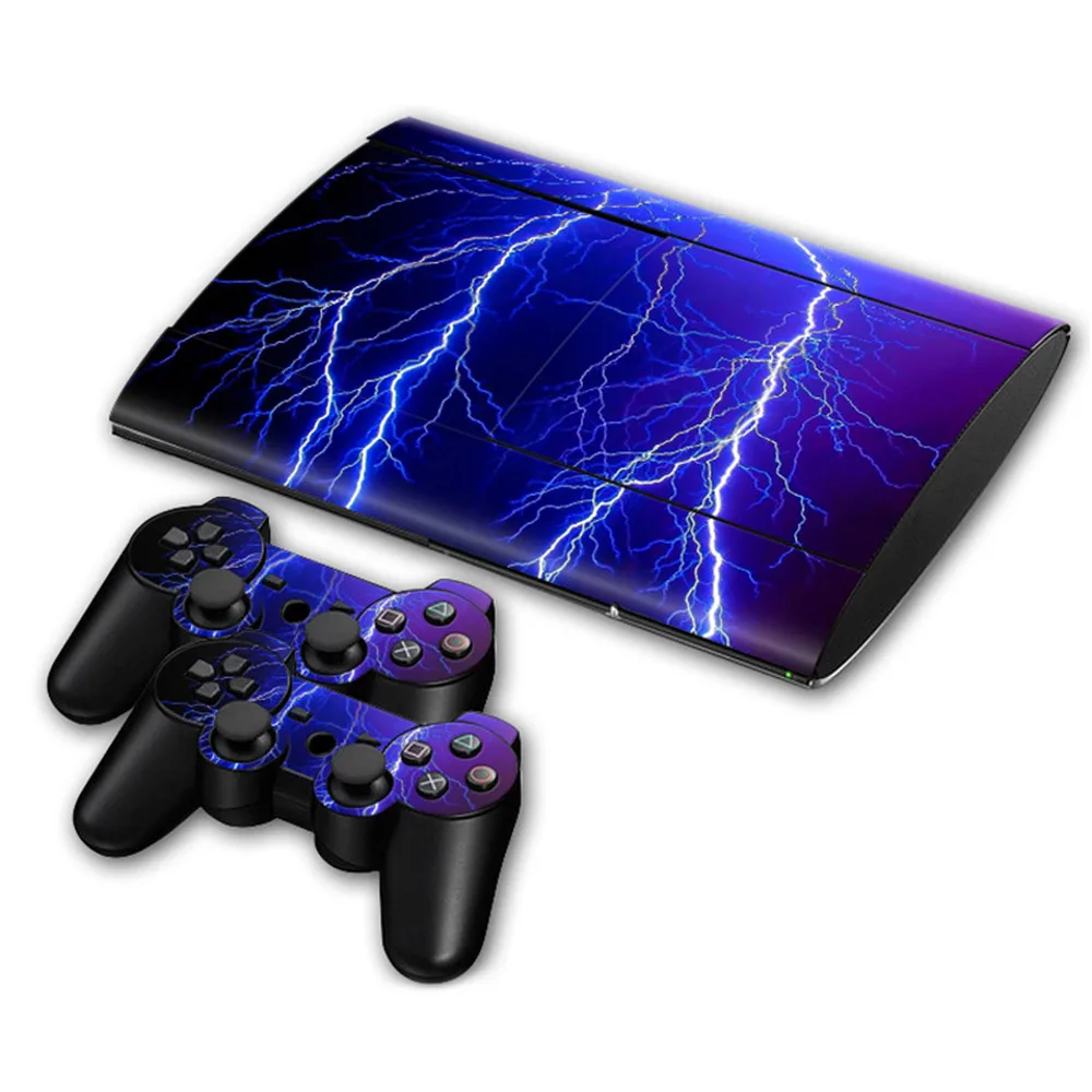 Чехол-накладка для контроллеров и консоли Cool дизайнерская наклейка кожи PS3 Super slim