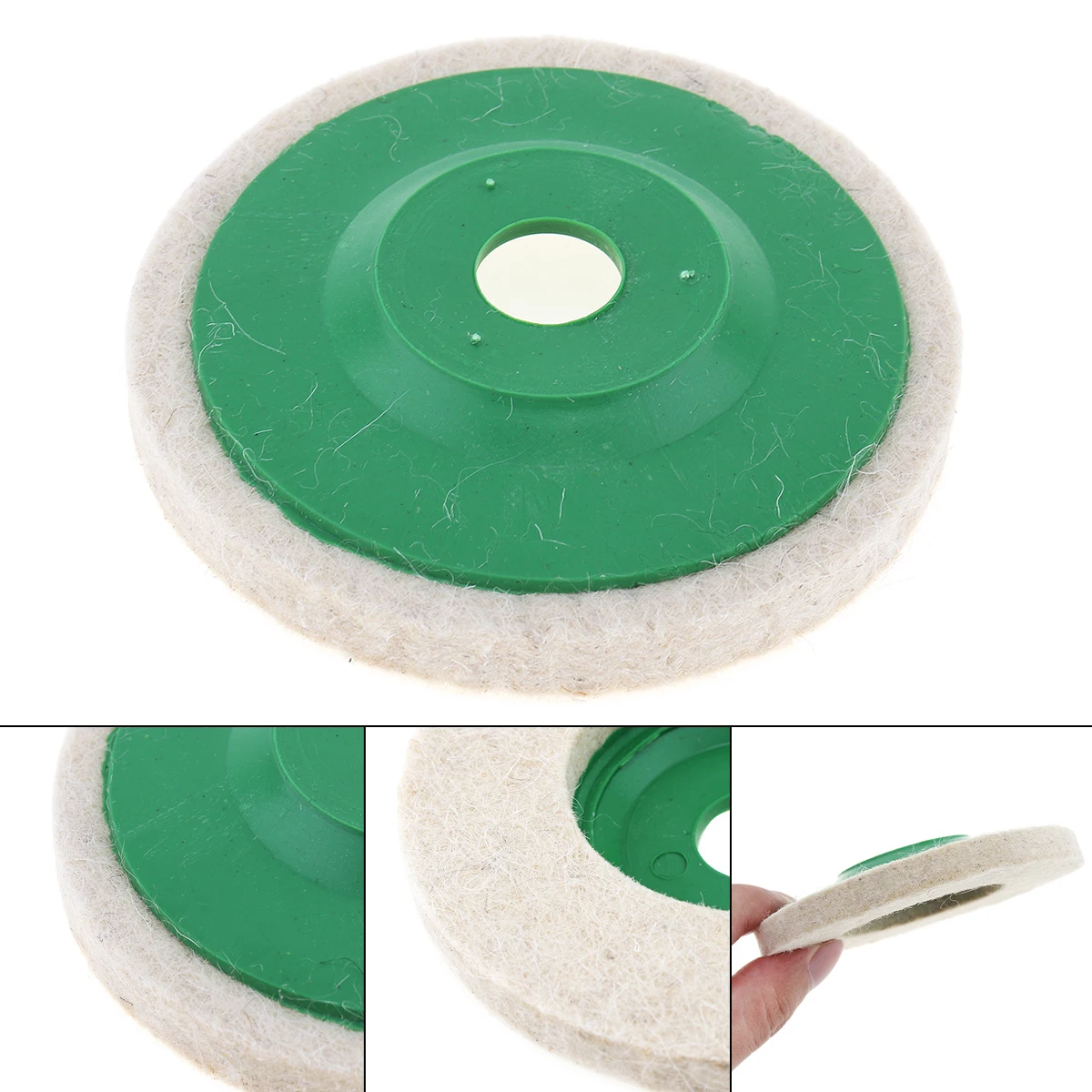 

Precision Soft Wool Polishing Plate Felt Wheel for Metal Best for polishing glass scratches and stainless steel grinding