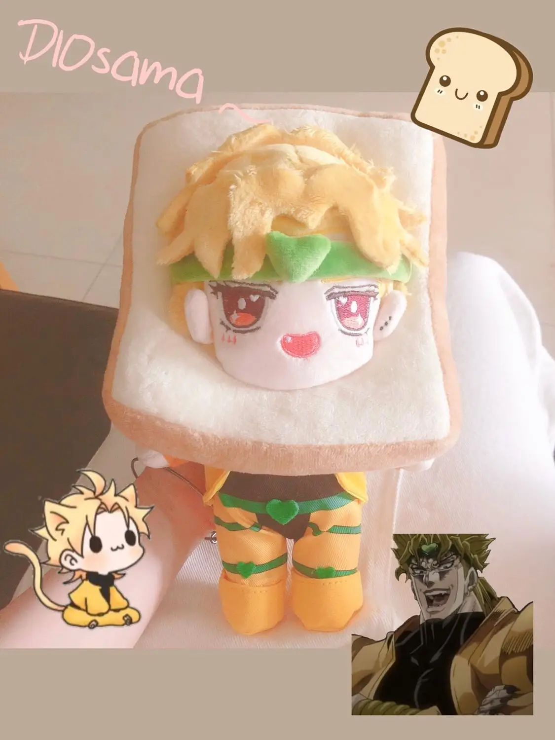 

Anime Dio Brando Dolls JoJo's Bizarre Adventure Cute Plush Stuffed Toy Change Clothes Pillow Props Xmas Birthday Gifts Cospaly