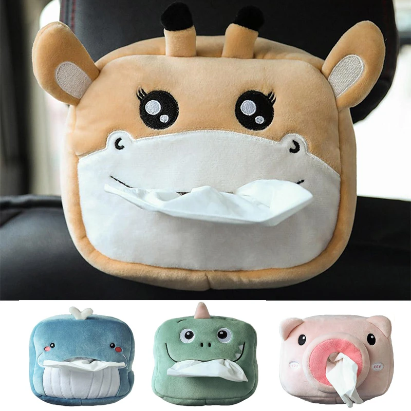 Автомобильный подлокотник коробка для салфеток креативный мультяшный держатель