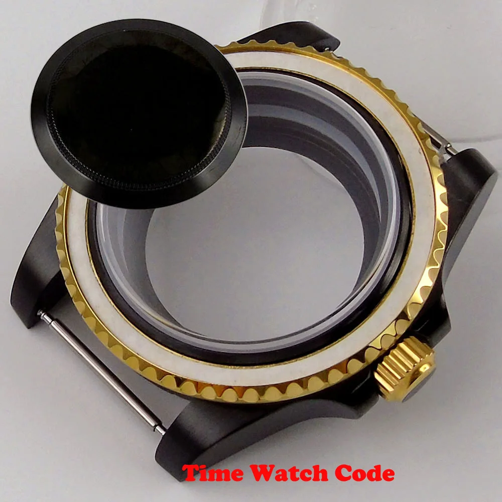 Часы BLIGER черные с автоматическим движением и сапфировым стеклом 40 мм |