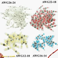 5030pcs wire connector waterproof solder seal sleeve terminals heat shrink electrical wire butt splice kit assortment