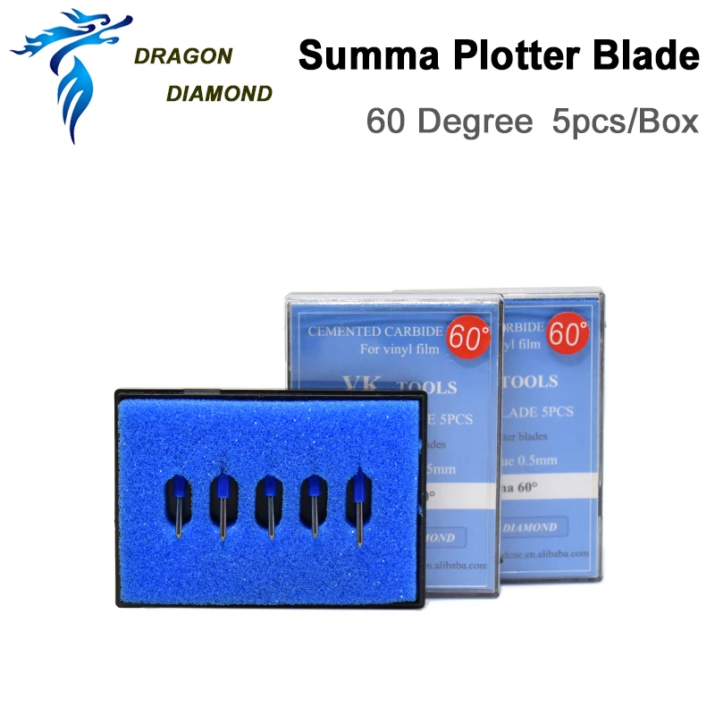 DRAGON DIAMOND 5 шт. Summa плоттер с лезвием для резки 60 градусов виниловый резак запасные