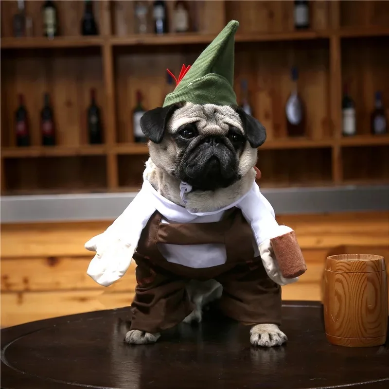 Хэллоуин костюмы для животных Регулируемый забавная домашняя одежда собак