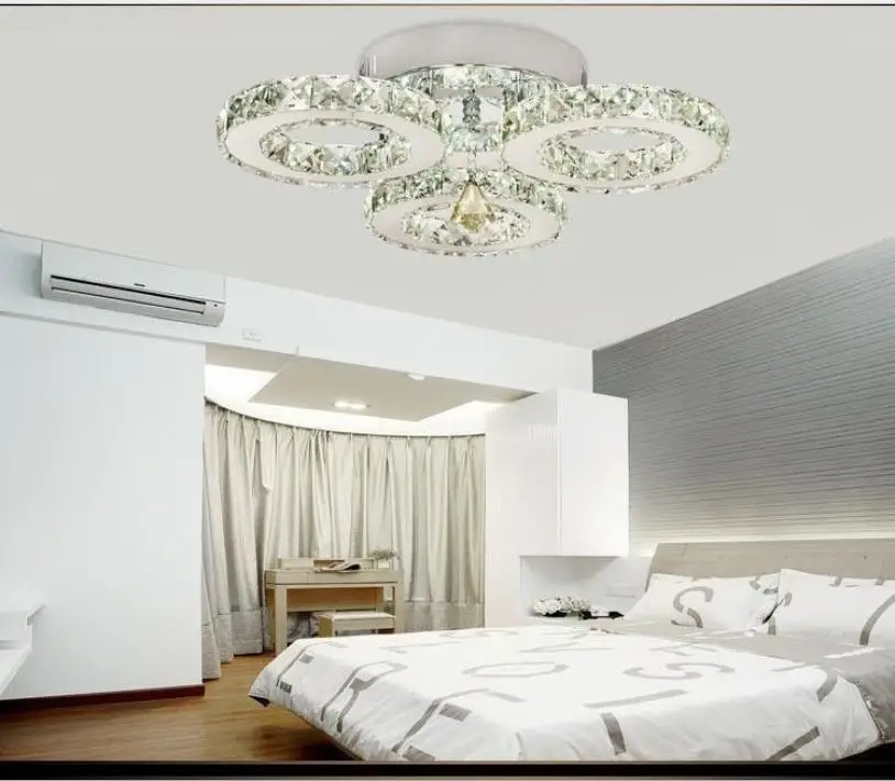 Modern 3 ring Lustre chandelier Led Crystal Chandelier Lighting Ceiling Chandeliers Light Living room lights Bedroom | Освещение