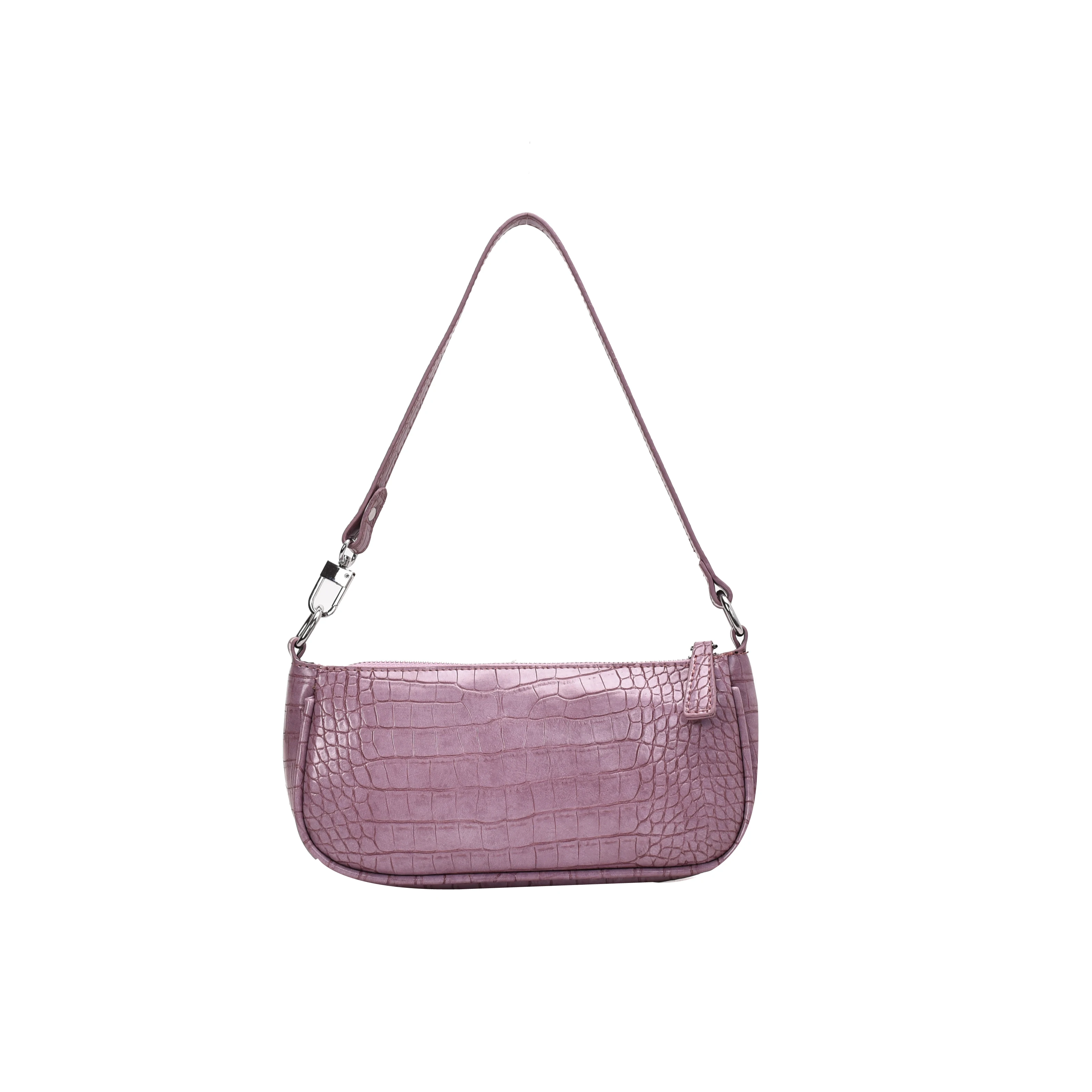 

Stone Pattern PU Leather Shoulder Bags for Women 2020 Solid Color Lady Handbags and Purses Female Small Travel Armpit Bag