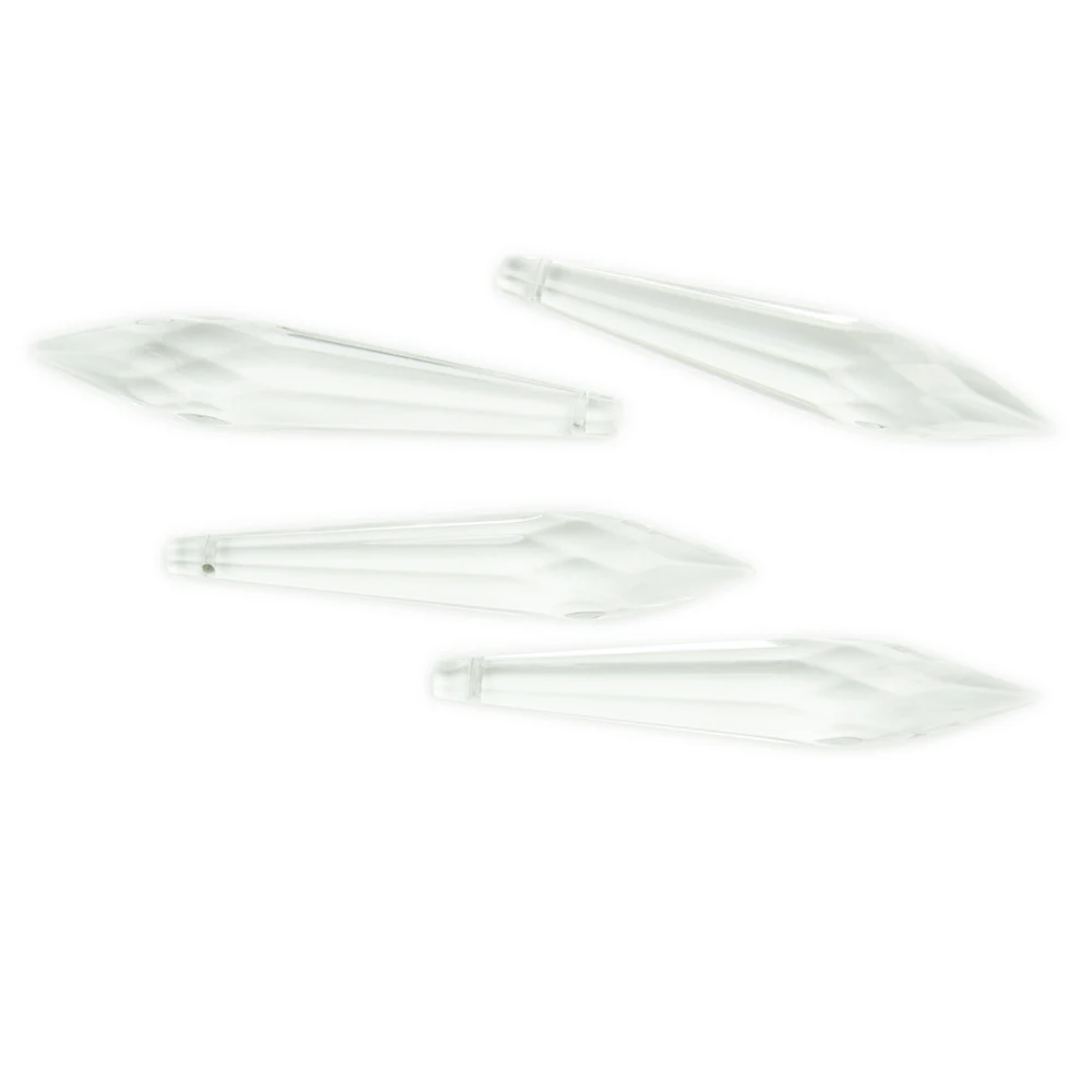 Лидер продаж! 76 мм 100 шт./лот прозрачные хрустальные многогранные стеклянные