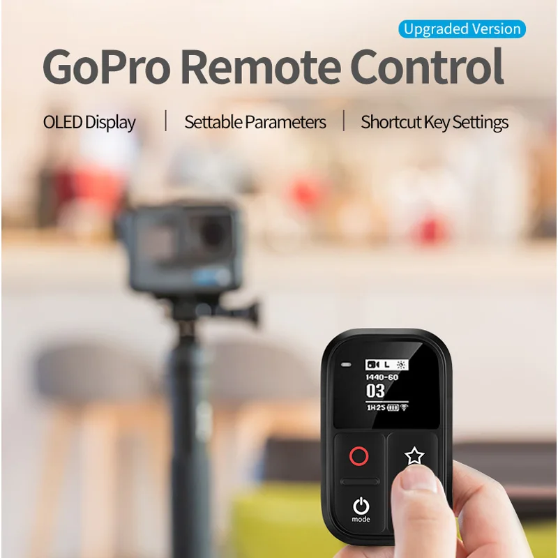 2019 New Waterproof WIFI Smart Remote Control For Gopro Hero 8 7 6 5 Black 4 3 3+ Session Camera Accessories | Электроника