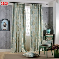 european damask jacquard green curtains for living room luxury drapes shiny velvet curtain for bedroom window decoration