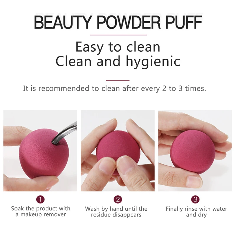 Профессиональная косметическая губка для нанесения основы консилера крема