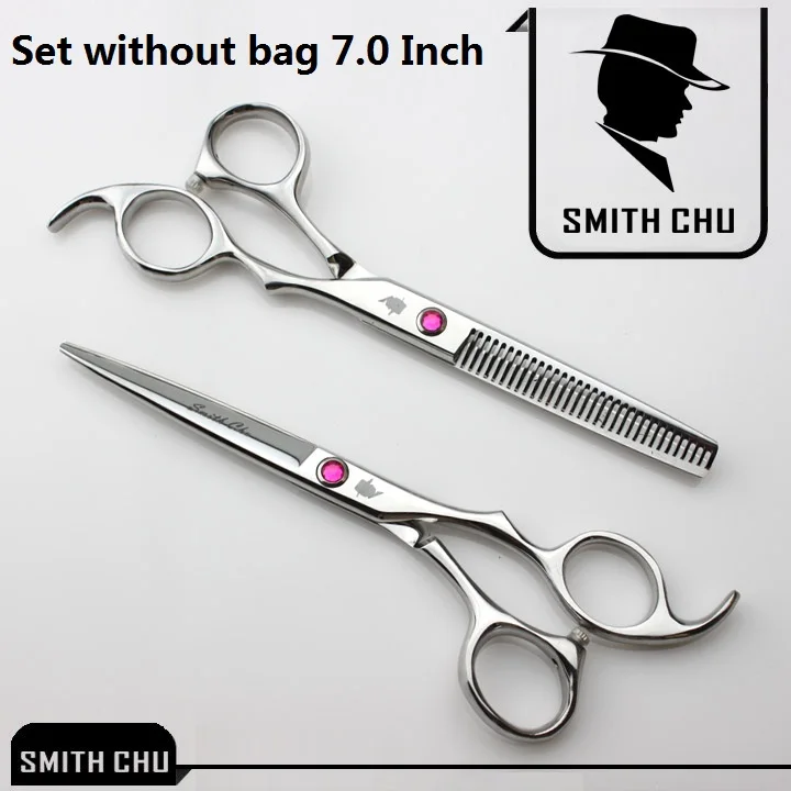 LZS0003 70 no bag 6," Парикмахерские ножницы SMITH CHU ножницы для стрижки волос филировочные ножницы Япония 440c Профессиональные парикмахерские наборы Tesoura LZS0003 - Цвет: LZS0003 70 no bag